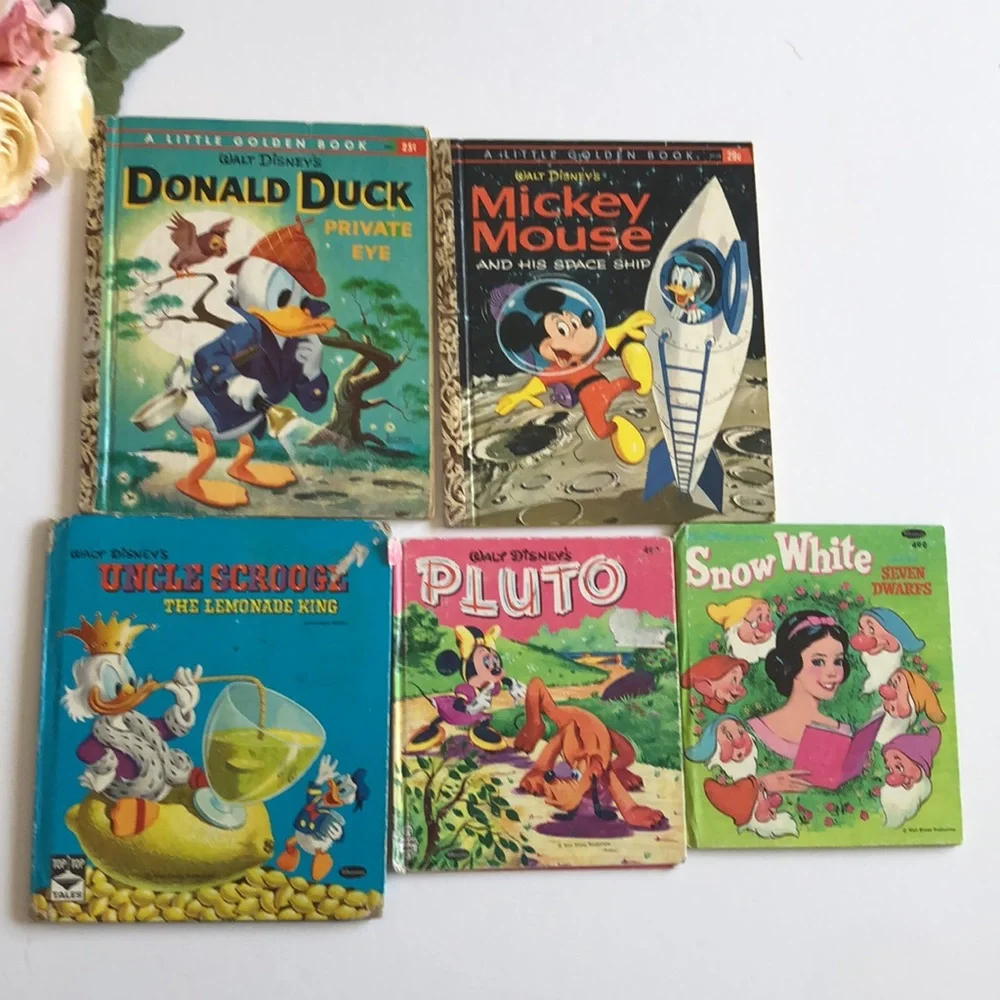 Golden books Old Little Golden Books Walt Disney Uncle Scrooge The Lemon